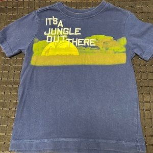 Boys Size 5 Short Sleeve “jungle” shirt